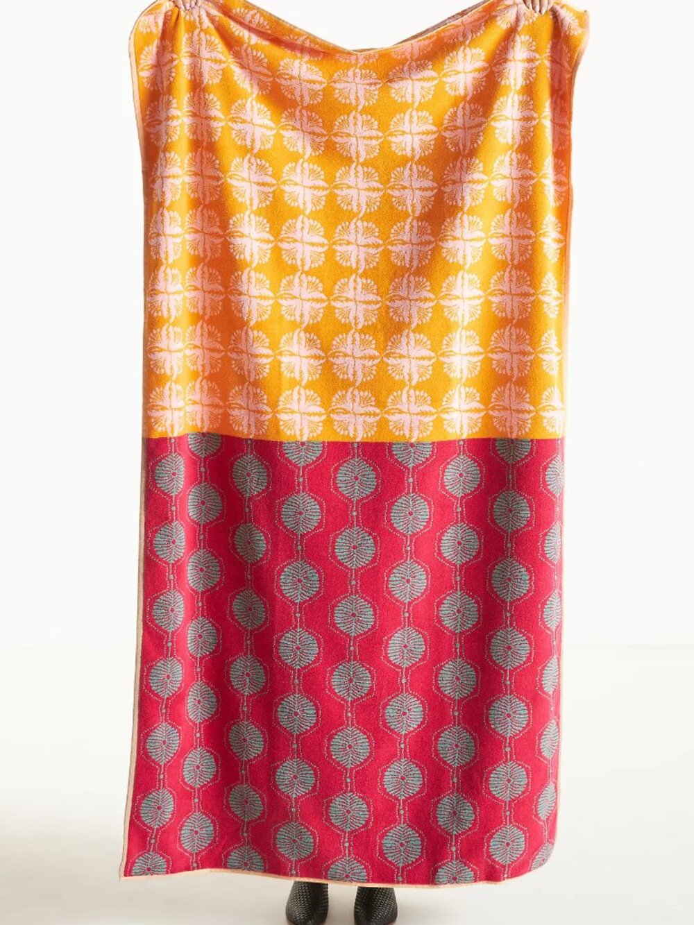Anthropologie Meridian Beach Towel Orange NWT